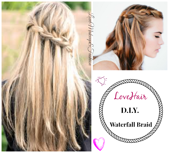 LoveHair #01 // D.I.Y Waterfall Braid [aka treccia a cascata